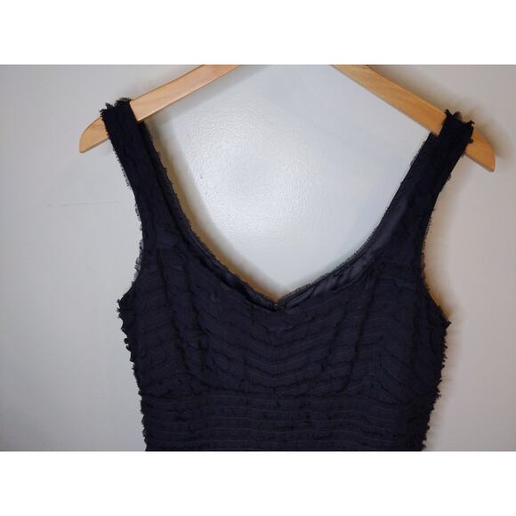 Talbots Black Silk Textured Sleeveless Dress Women's Size 12 NWT Designer - Picture 2 of 9